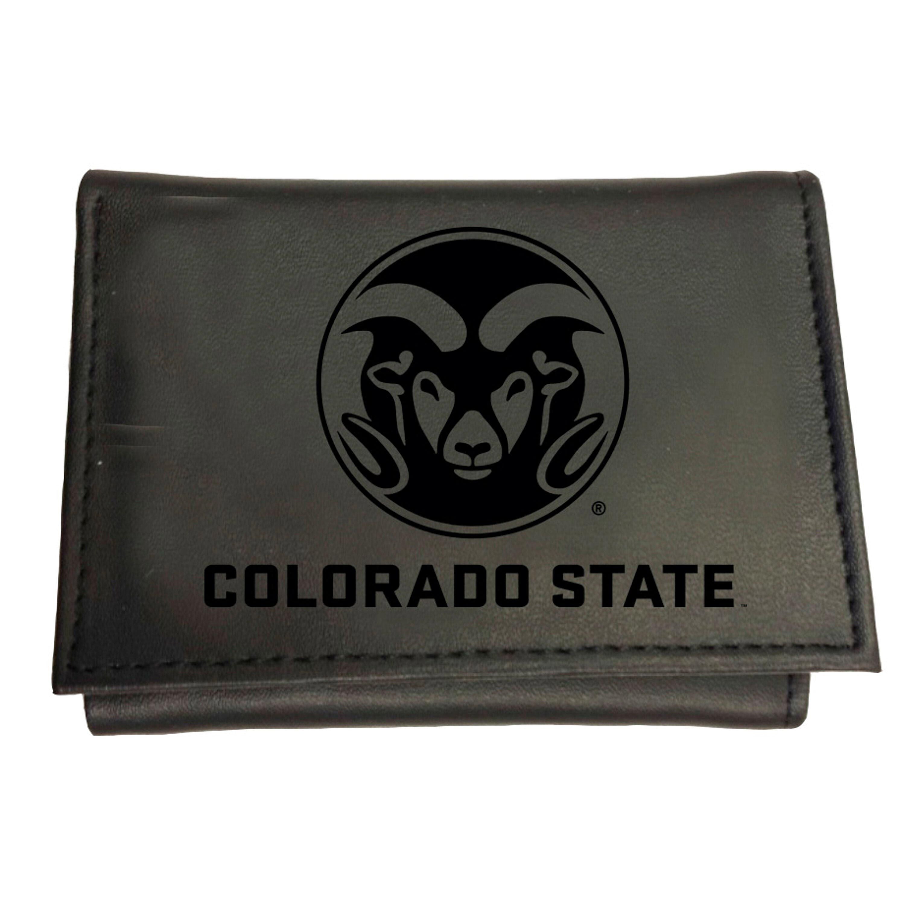 Colorado State University, Tri-Fold Wallet, Black