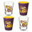 Louisiana State University 4-Piece Ceramic and Glass 2oz. Shot Glass Set - Sports Gifts, Sports Memorabilia, Sports Collectibles, Fan Shop