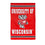 Embossed Suede Flag, GDN Size, University of Wisconsin-Madison - Sports Gifts, Sports Memorabilia, Sports Collectibles, Fan Shop