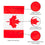 Canada Garden Applique Flag