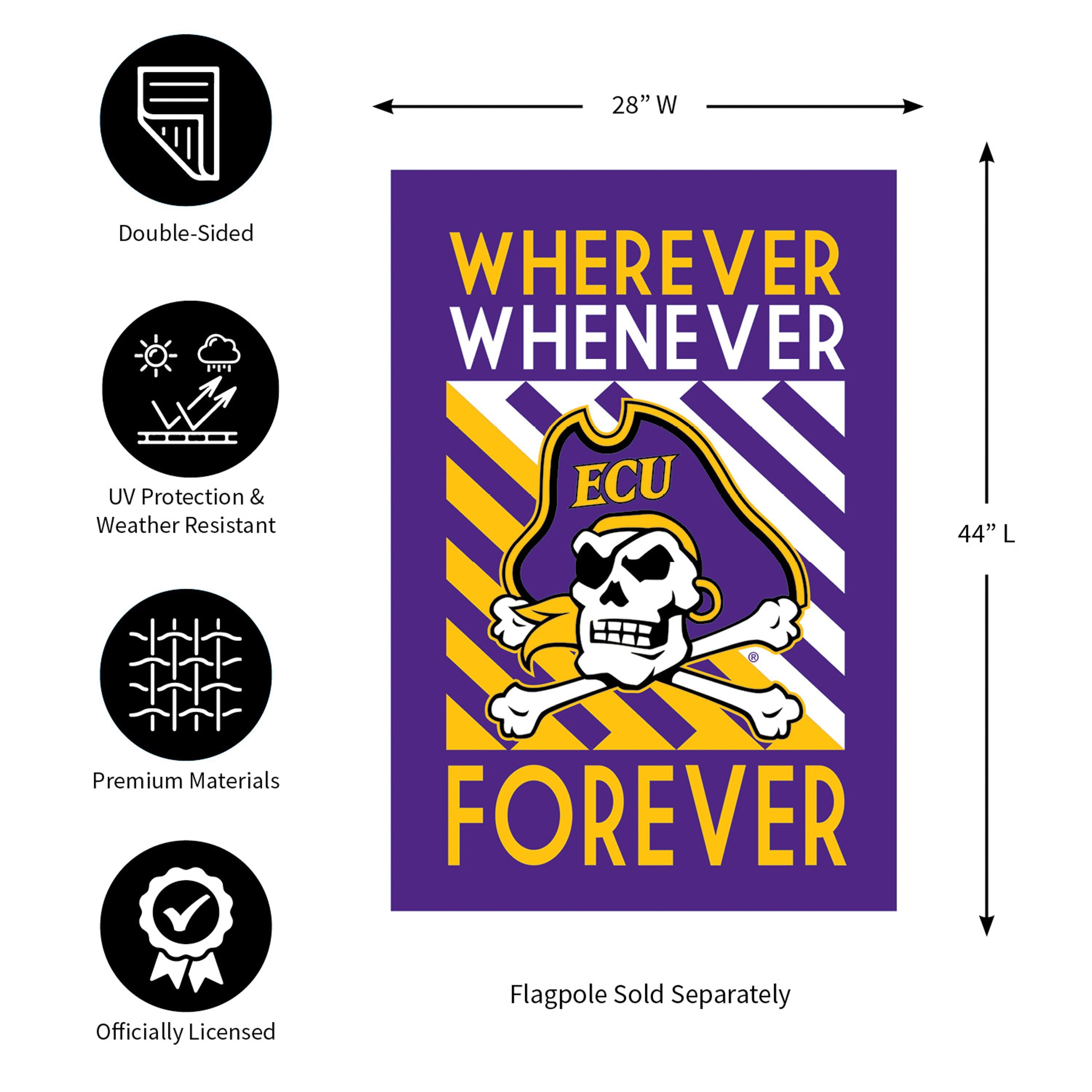 ECU, WWF Flag REG - Sports Gifts, Sports Memorabilia, Sports Collectibles, Fan Shop