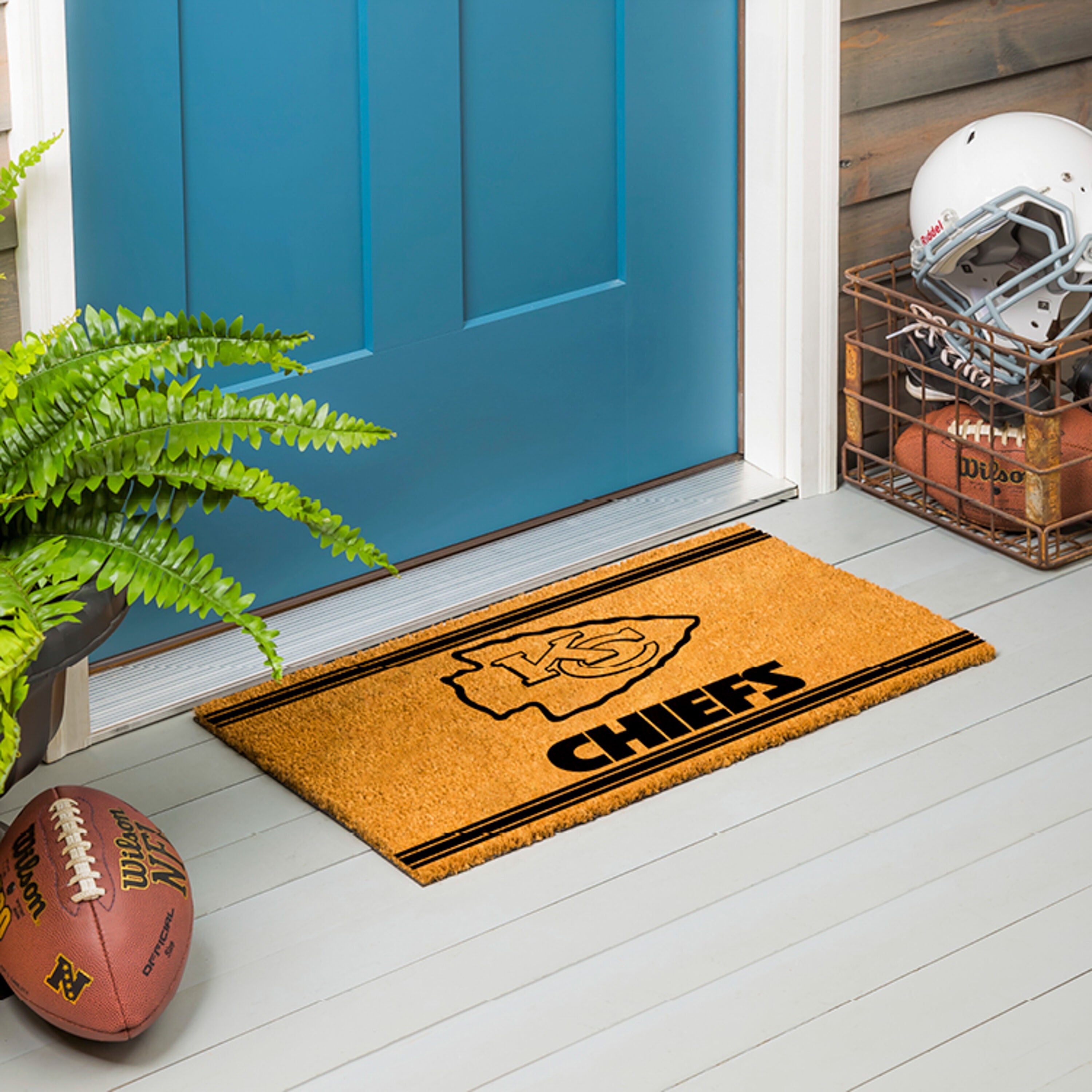 Kansas City Chiefs, Coir Mat 1C - Sports Gifts, Sports Memorabilia, Sports Collectibles, Fan Shop