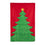Classic Christmas Tree Basic Applique House Flag - Sports Gifts, Sports Memorabilia, Sports Collectibles, Fan Shop