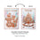 Season's Greeting Gingerbread Reversible Suede Garden Flag