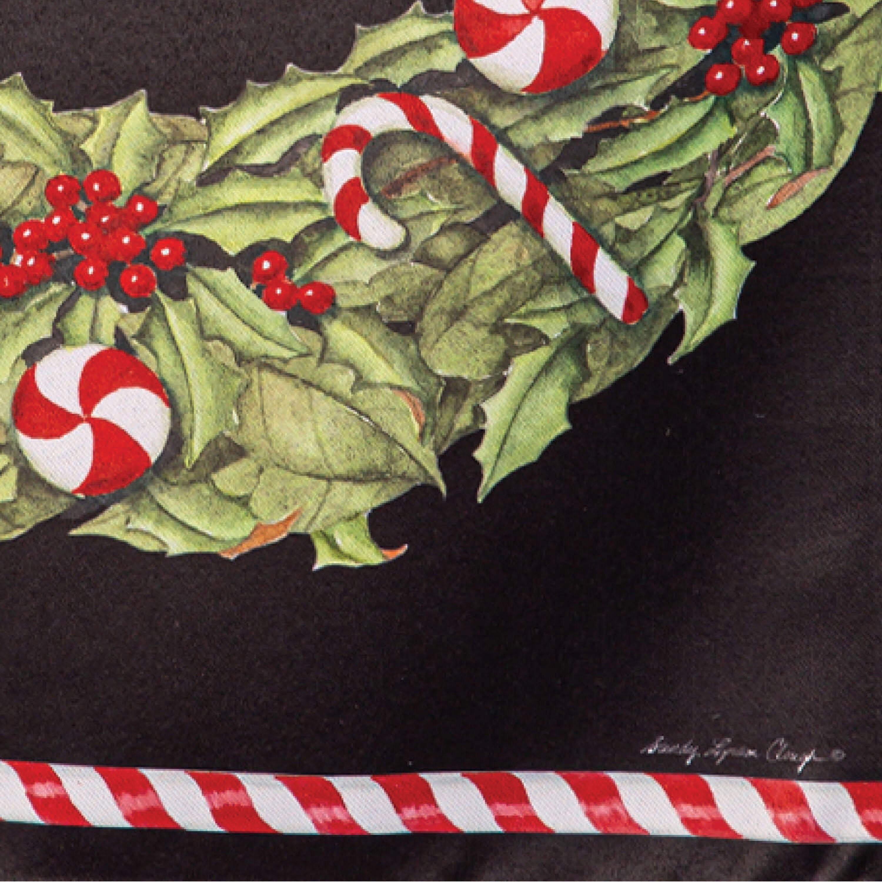 Christmas Bell and Wreath Suede Garden Flag - Sports Gifts, Sports Memorabilia, Sports Collectibles, Fan Shop
