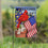 Cardinal Glory Suede Garden Flag
