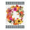 Wreath Of Gourds Applique Garden Flag