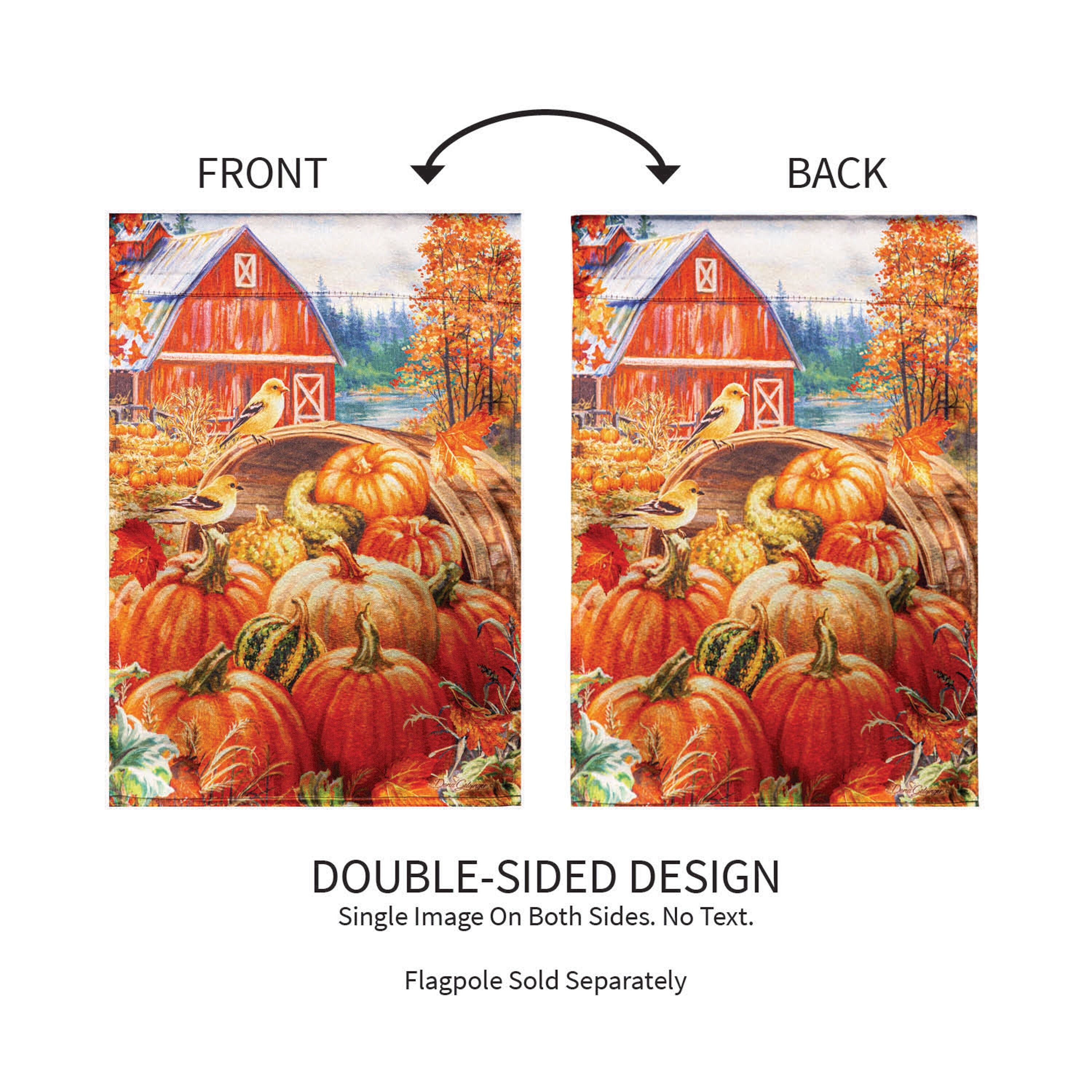 Red Barn Lustre Garden Flag - Sports Gifts, Sports Memorabilia, Sports Collectibles, Fan Shop
