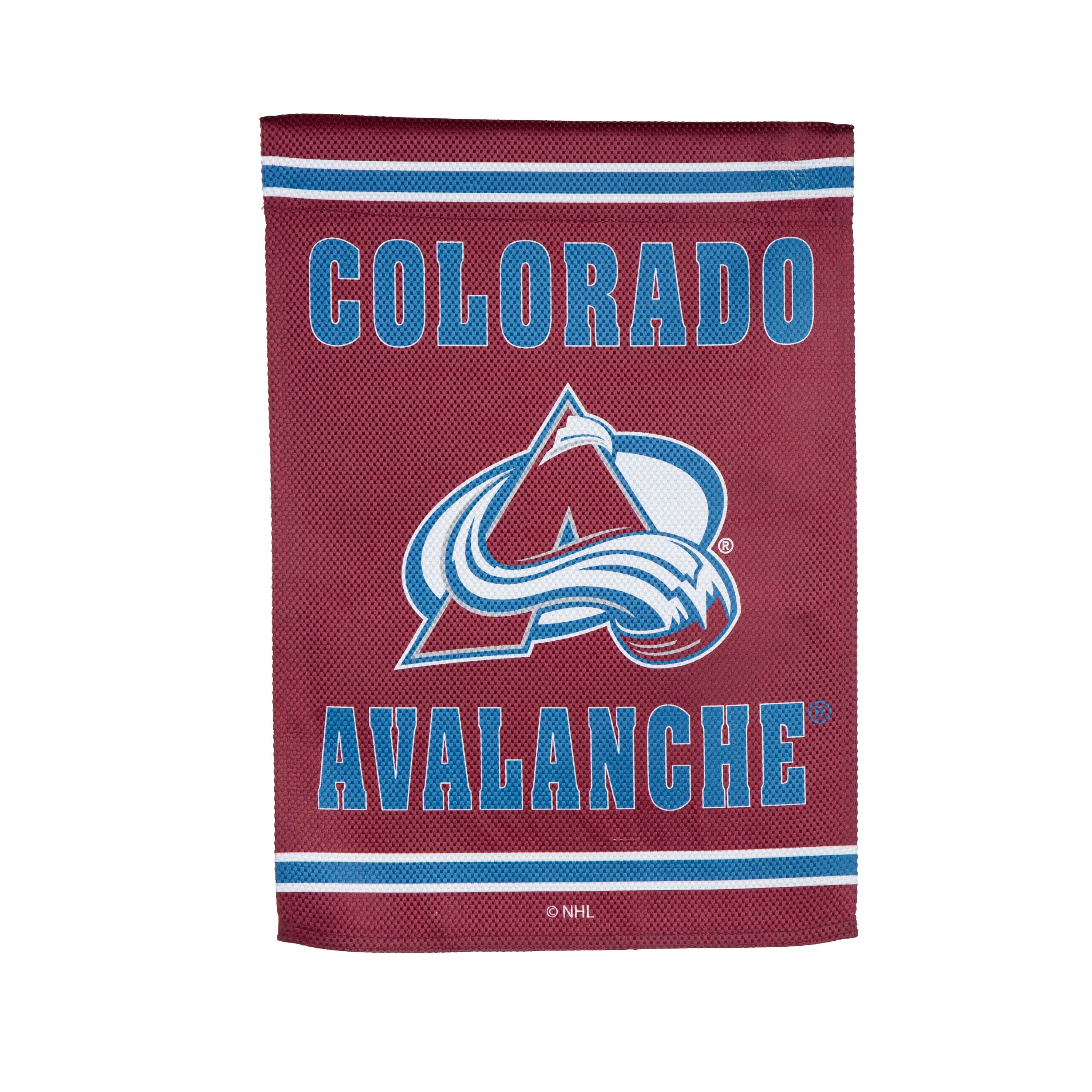 Embossed Suede Flag, GDN Size, Colorado Avalanche