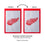 Detroit Red Wings Applique House Flag
