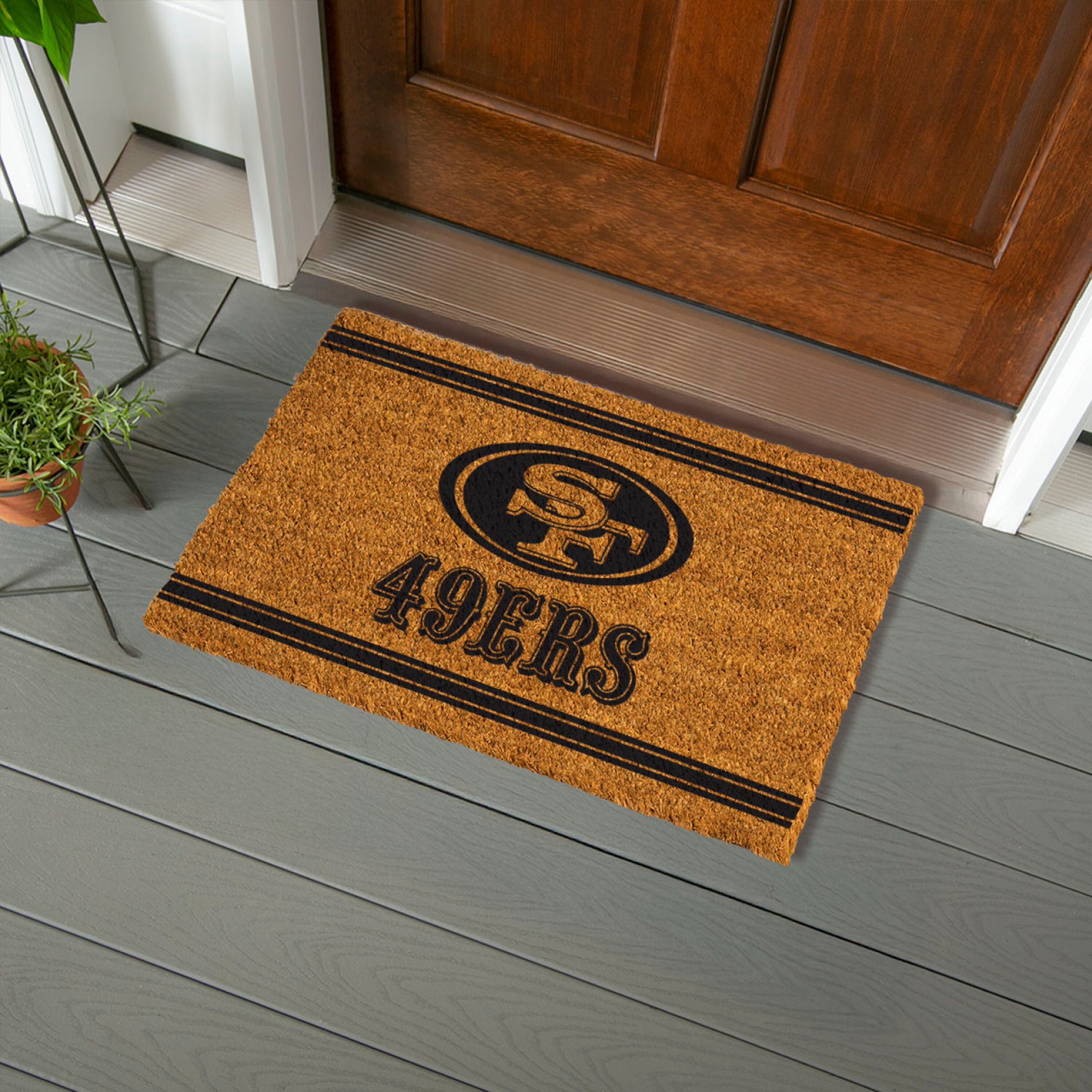 San Francisco 49ers, Coir Mat 1C - Sports Gifts, Sports Memorabilia, Sports Collectibles, Fan Shop