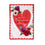Lace Heart Applique Garden Flag