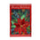 Happy Holidays Poinsettia Estate Size Embellished Burlap Flag