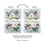 Merry Christmas Floral Applique Garden Flag