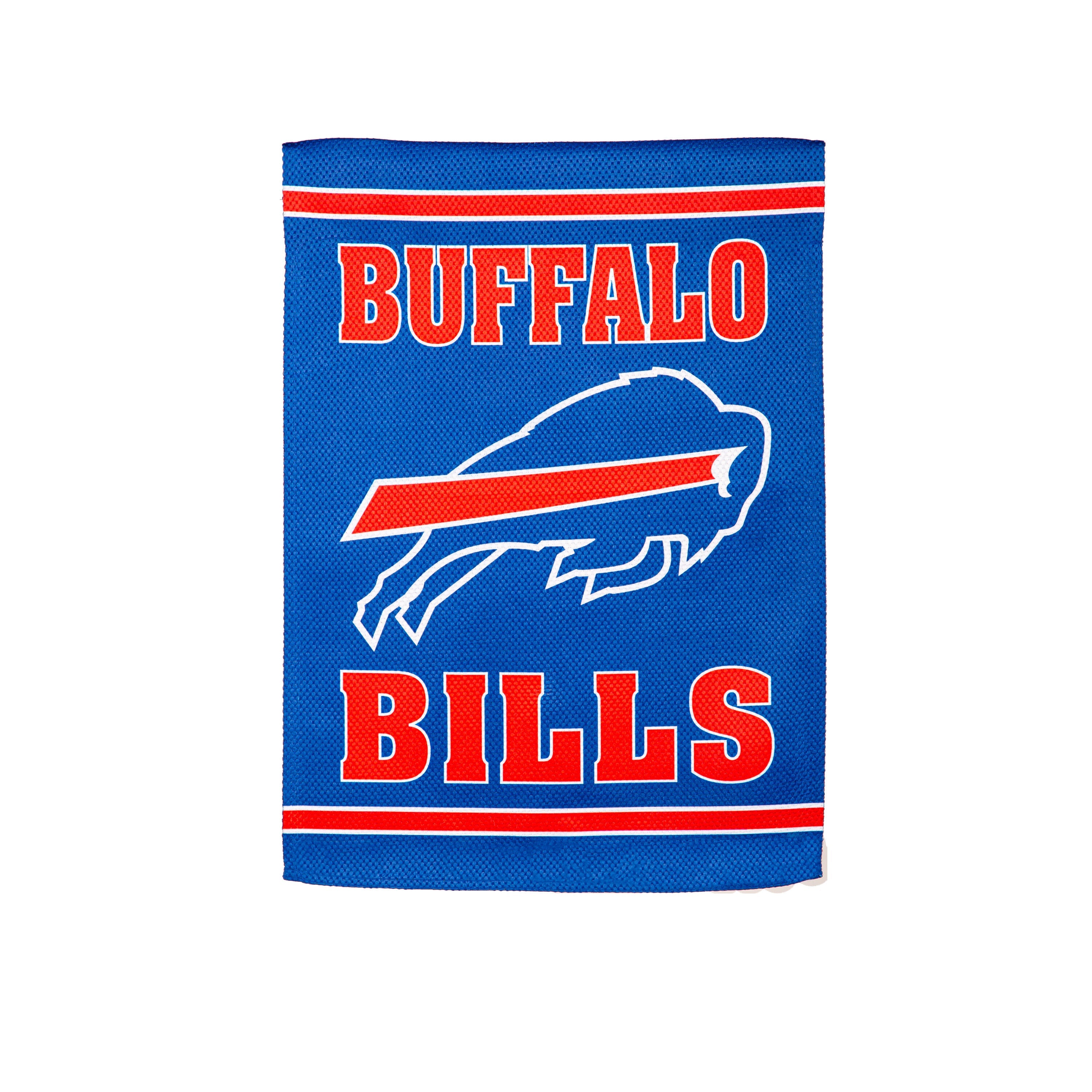Embossed Suede Flag, GDN Size, Buffalo Bills - Sports Gifts, Sports Memorabilia, Sports Collectibles, Fan Shop