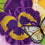 Pansy & Butterfly Applique Garden Flag - Sports Gifts, Sports Memorabilia, Sports Collectibles, Fan Shop