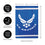 Embossed Suede Flag, GDN Size, Air Force - Sports Gifts, Sports Memorabilia, Sports Collectibles, Fan Shop