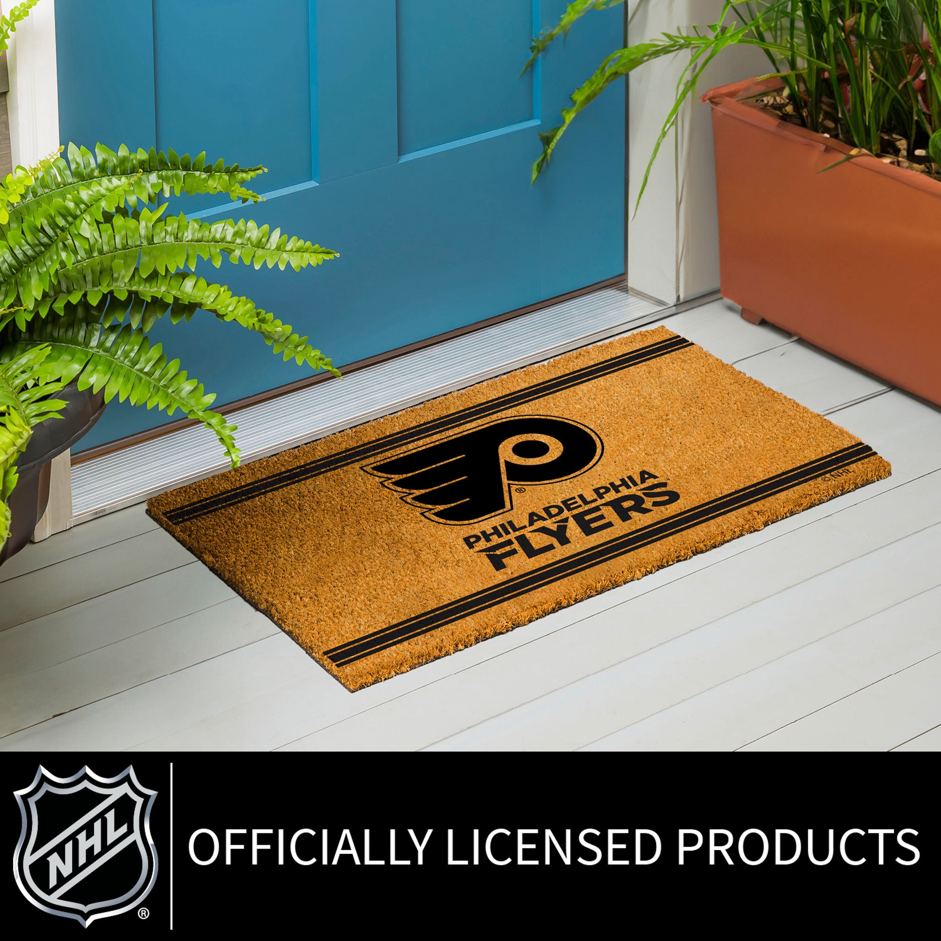 Philadelphia Flyers, Coir Mat 1C - Sports Gifts, Sports Memorabilia, Sports Collectibles, Fan Shop