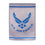 Embossed Suede Flag, GDN Size, Air Force - Sports Gifts, Sports Memorabilia, Sports Collectibles, Fan Shop