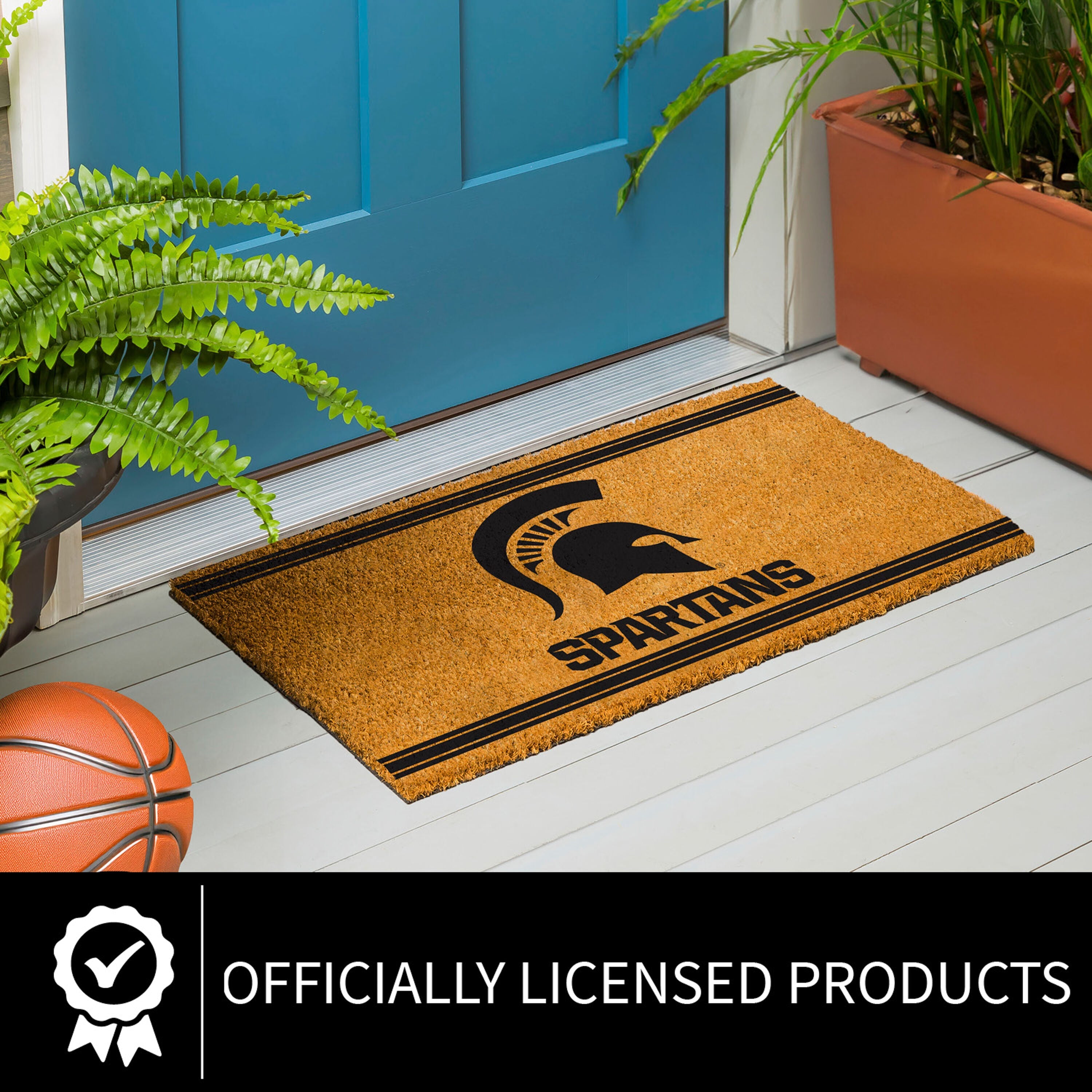 Michigan State University, Coir Mat 1C - Sports Gifts, Sports Memorabilia, Sports Collectibles, Fan Shop