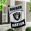 Las Vegas Raiders Suede Flag, House