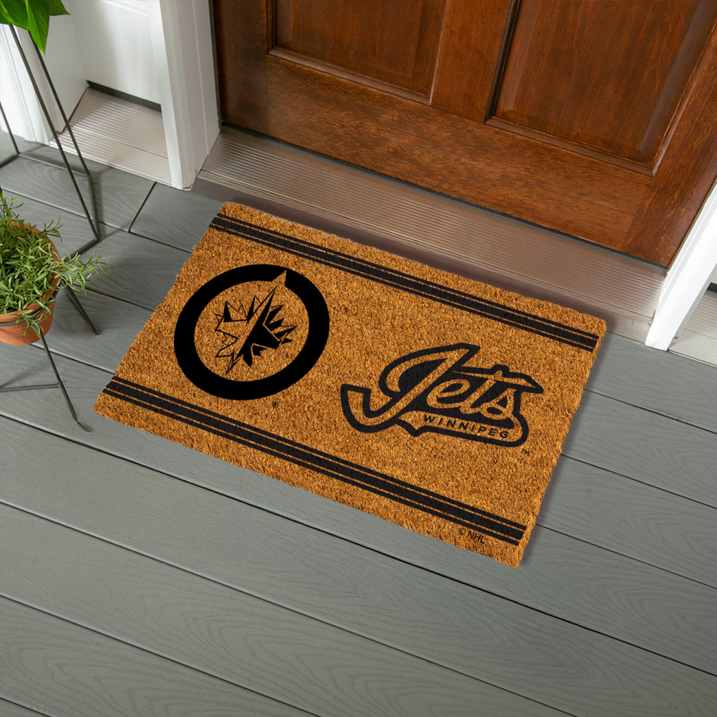 Winnipeg Jets, Coir Mat 1C - Sports Gifts, Sports Memorabilia, Sports Collectibles, Fan Shop