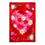 Heart A Flutter Floral Applique House Flag - Sports Gifts, Sports Memorabilia, Sports Collectibles, Fan Shop