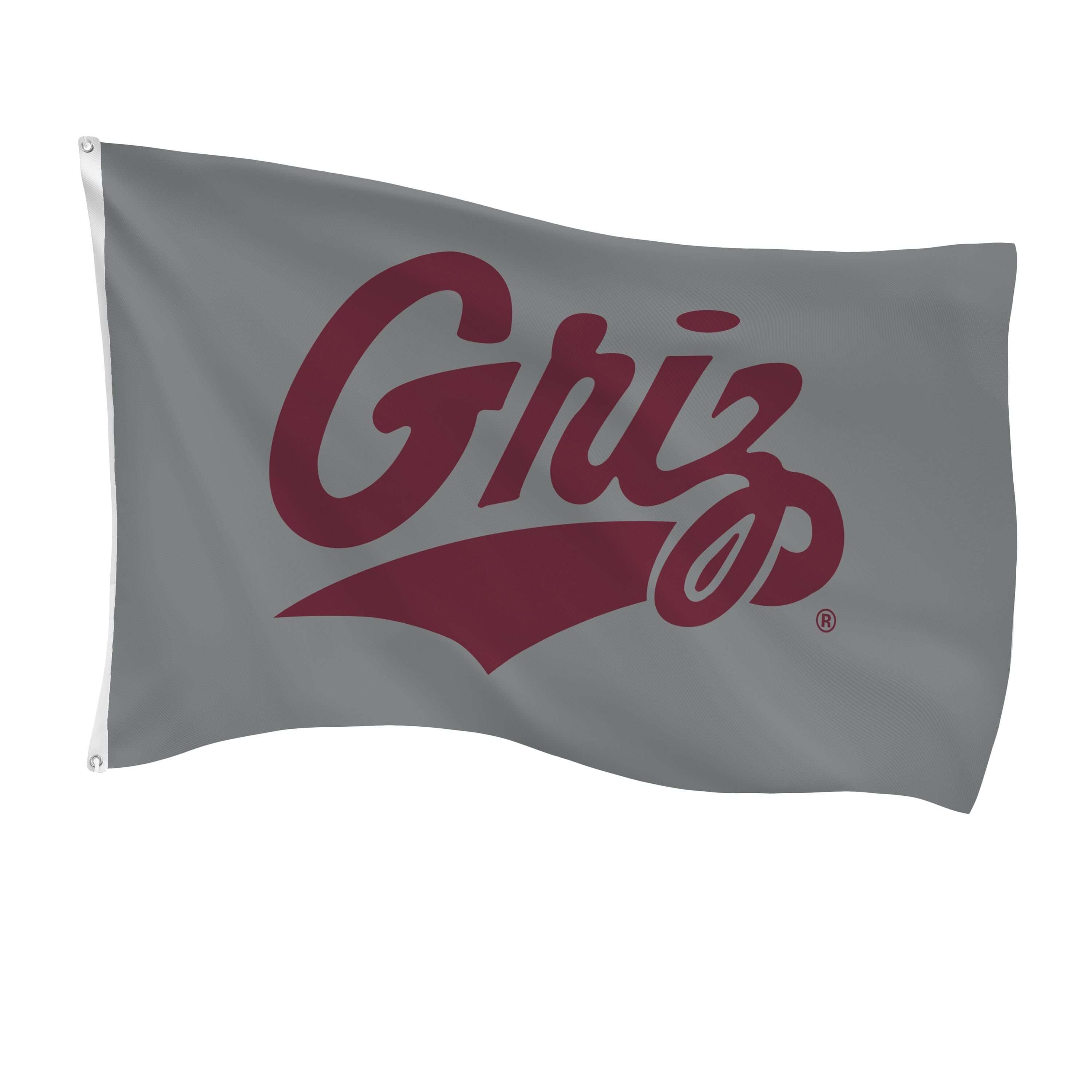 University of Montana Single Sided Flag w/ 2 Grommets, 3'x5'