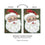 Merry Santa Applique Garden Flag