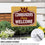 Washington Commanders Coroplast Yard Sign, "Fans Welcome"