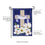 Dogwood Blessings Garden Applique Flag