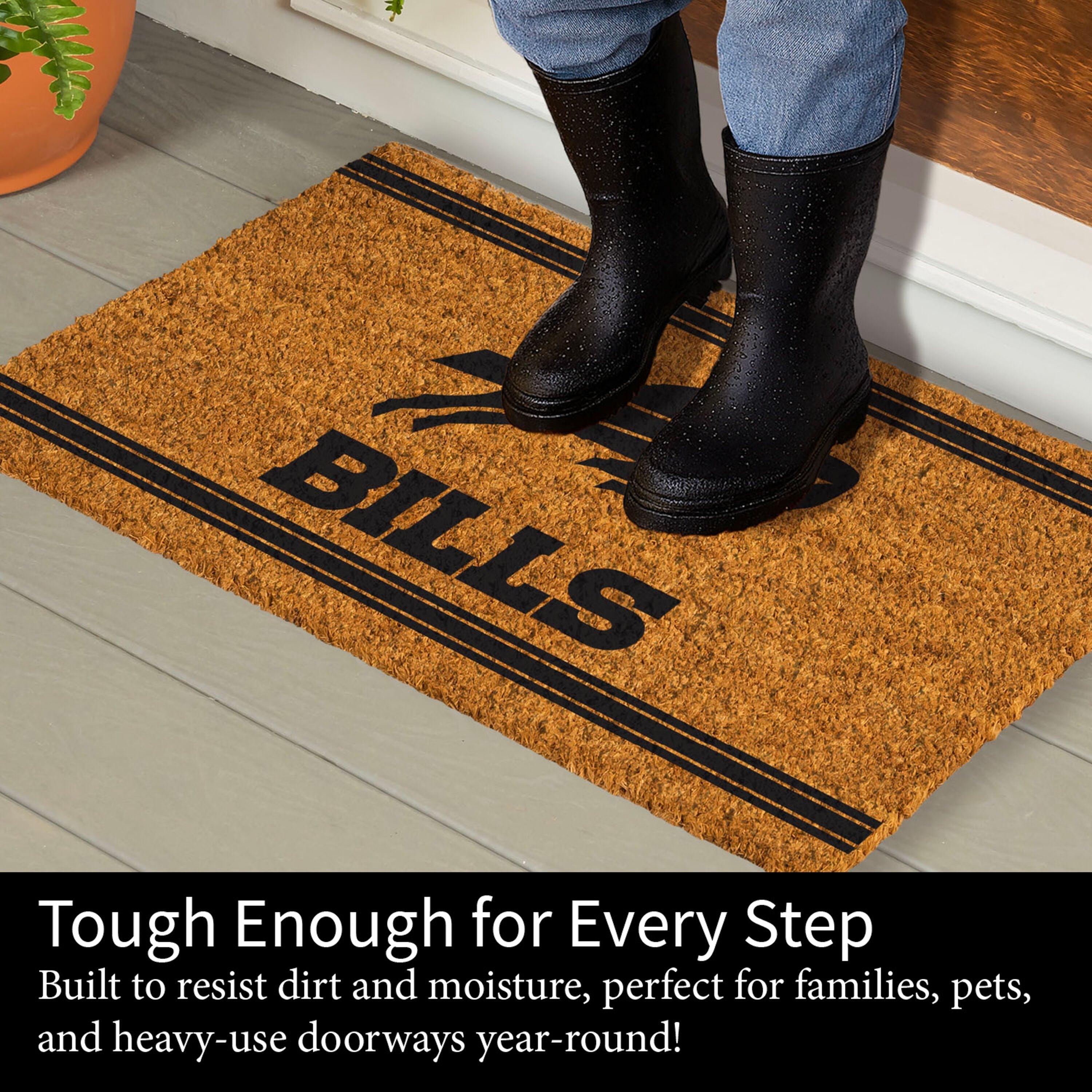 Buffalo Bills, Coir Mat 1C - Sports Gifts, Sports Memorabilia, Sports Collectibles, Fan Shop