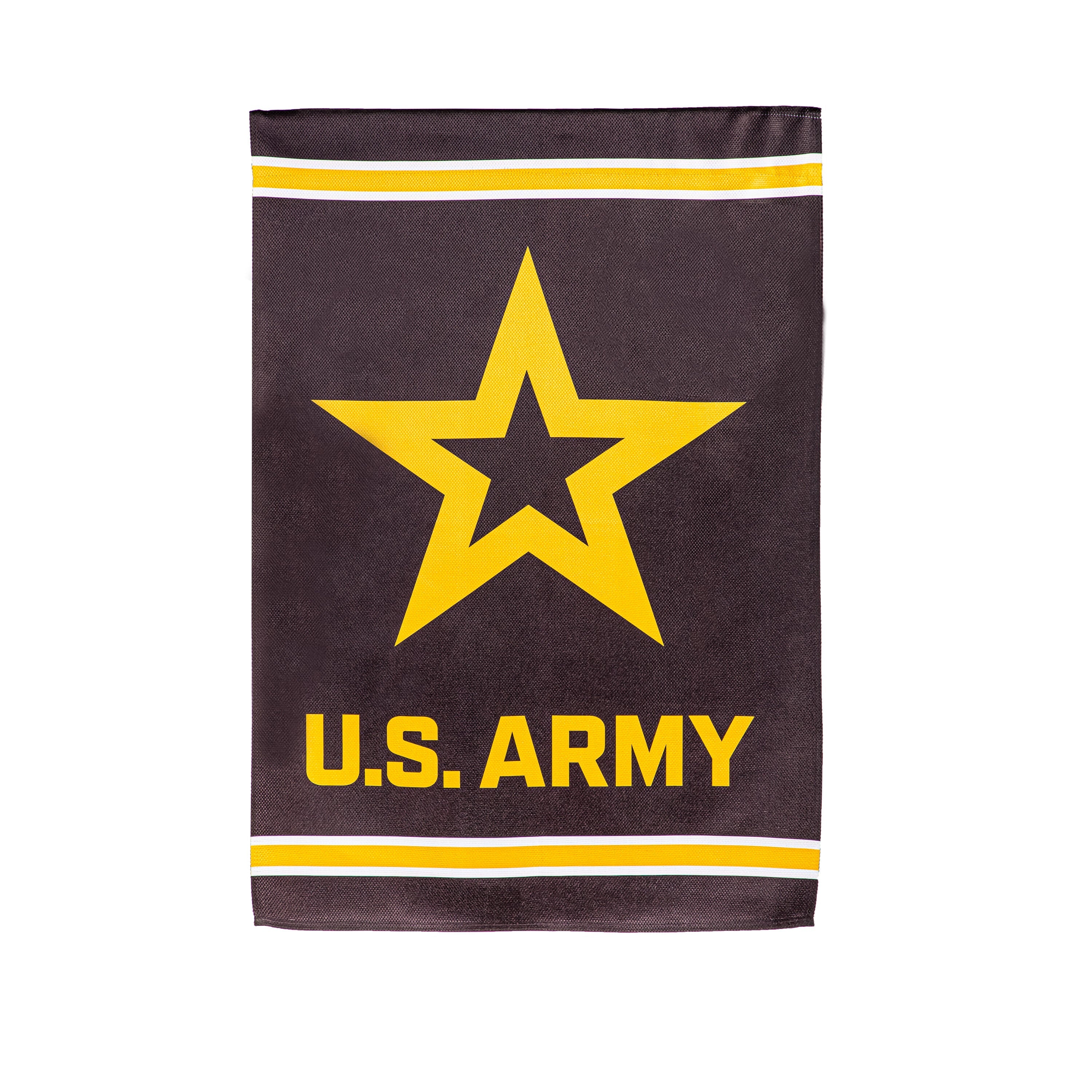 Embossed Suede Flag, House Size, Army - Sports Gifts, Sports Memorabilia, Sports Collectibles, Fan Shop