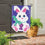 Easter Bunny Applique Garden Flag - Sports Gifts, Sports Memorabilia, Sports Collectibles, Fan Shop
