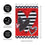 Patterned Heart Applique Garden Flag - Sports Gifts, Sports Memorabilia, Sports Collectibles, Fan Shop
