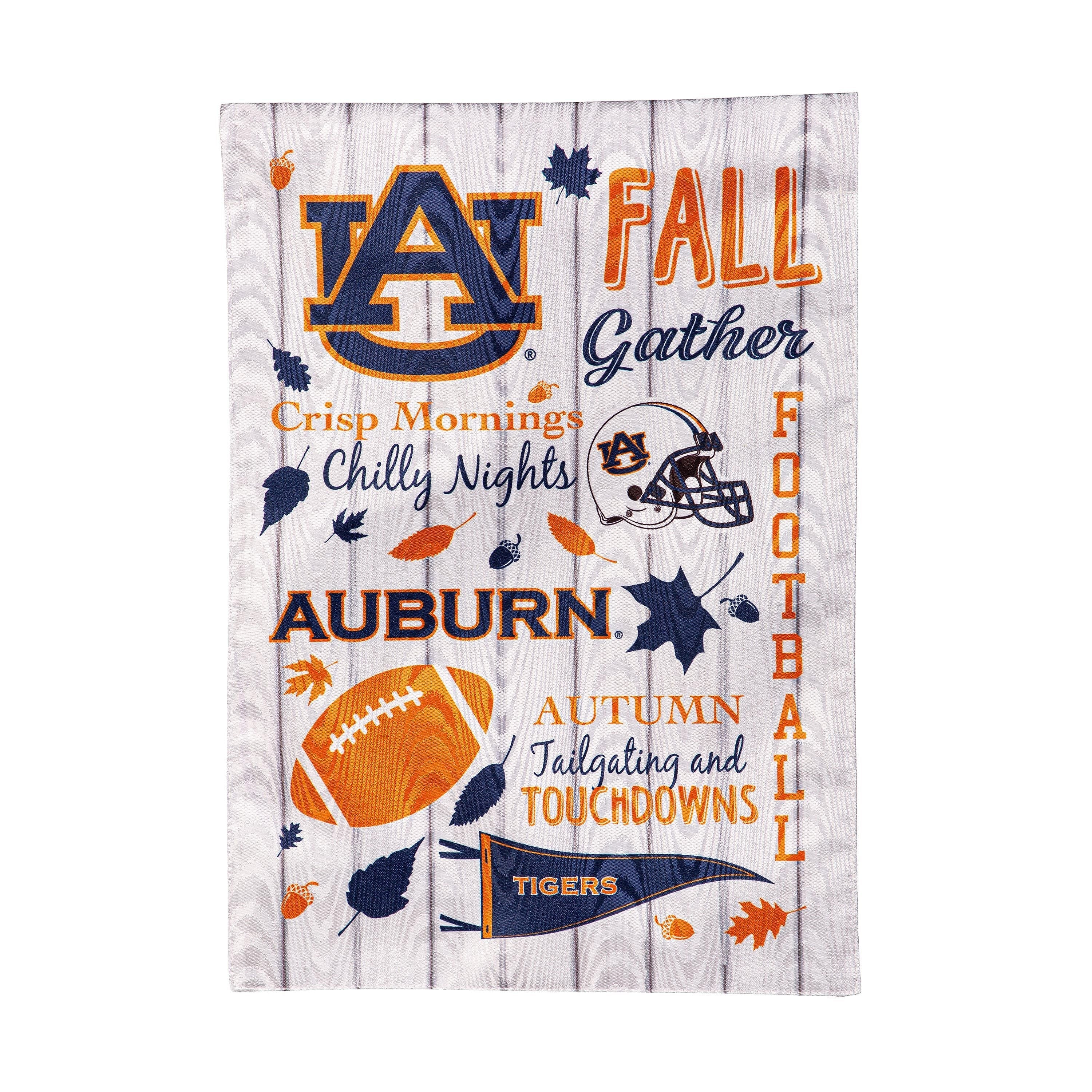 Auburn University, Moire Flag, GDN, Fall Seasonal - Sports Gifts, Sports Memorabilia, Sports Collectibles, Fan Shop