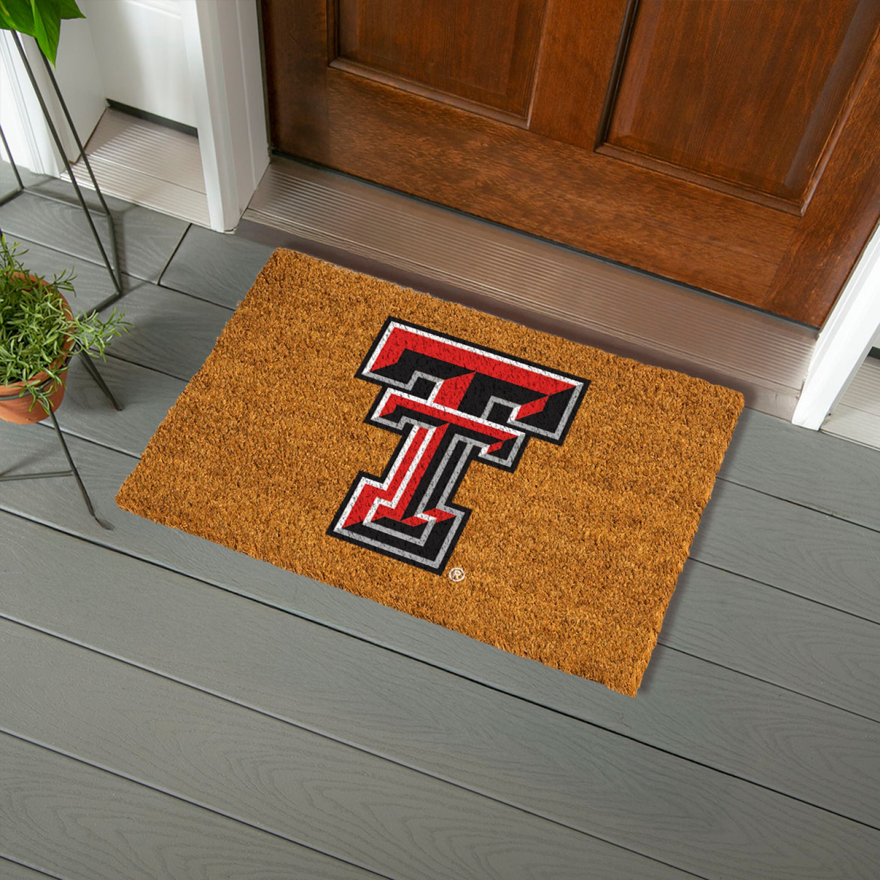 Coir Mat, 16"x28", Texas Tech University - Sports Gifts, Sports Memorabilia, Sports Collectibles, Fan Shop