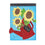 Sunflower Watering Can Garden Applique Flag