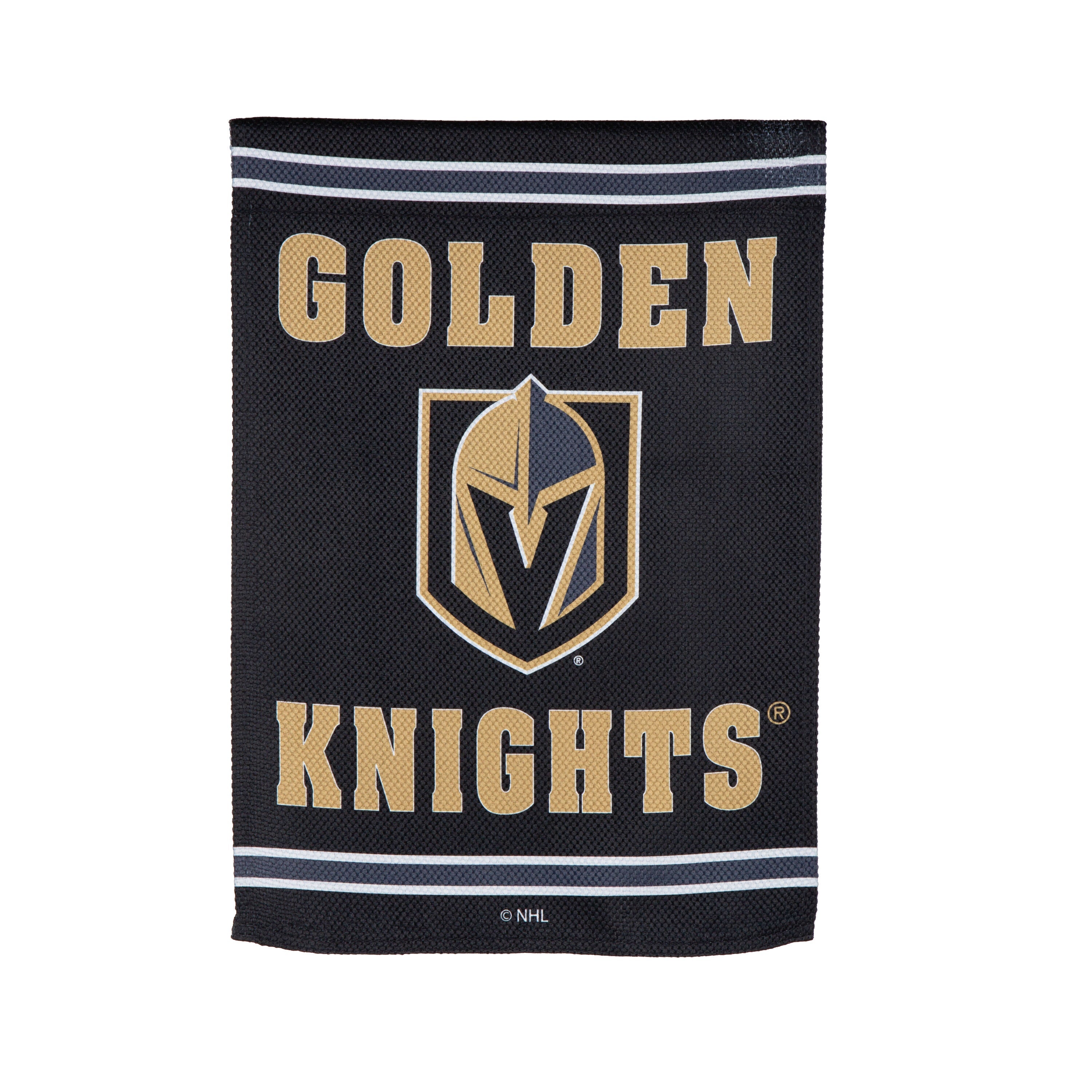 Embossed Suede Flag, GDN Size, Vegas Golden Knights - Sports Gifts, Sports Memorabilia, Sports Collectibles, Fan Shop