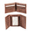 Michigan State, Tri-Fold Wallet, Brown, CH, 100% Genuine Leather - Sports Gifts, Sports Memorabilia, Sports Collectibles, Fan Shop