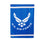 Embossed Suede Flag, House Size, Air Force - Sports Gifts, Sports Memorabilia, Sports Collectibles, Fan Shop