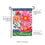 Gerberas and Hummingbird Garden Linen Flag - Sports Gifts, Sports Memorabilia, Sports Collectibles, Fan Shop
