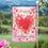 Floral Heart Burlap Garden Flag - Sports Gifts, Sports Memorabilia, Sports Collectibles, Fan Shop