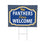 University of Pittsburgh Coroplast Yard Sign, "Fans Welcome"