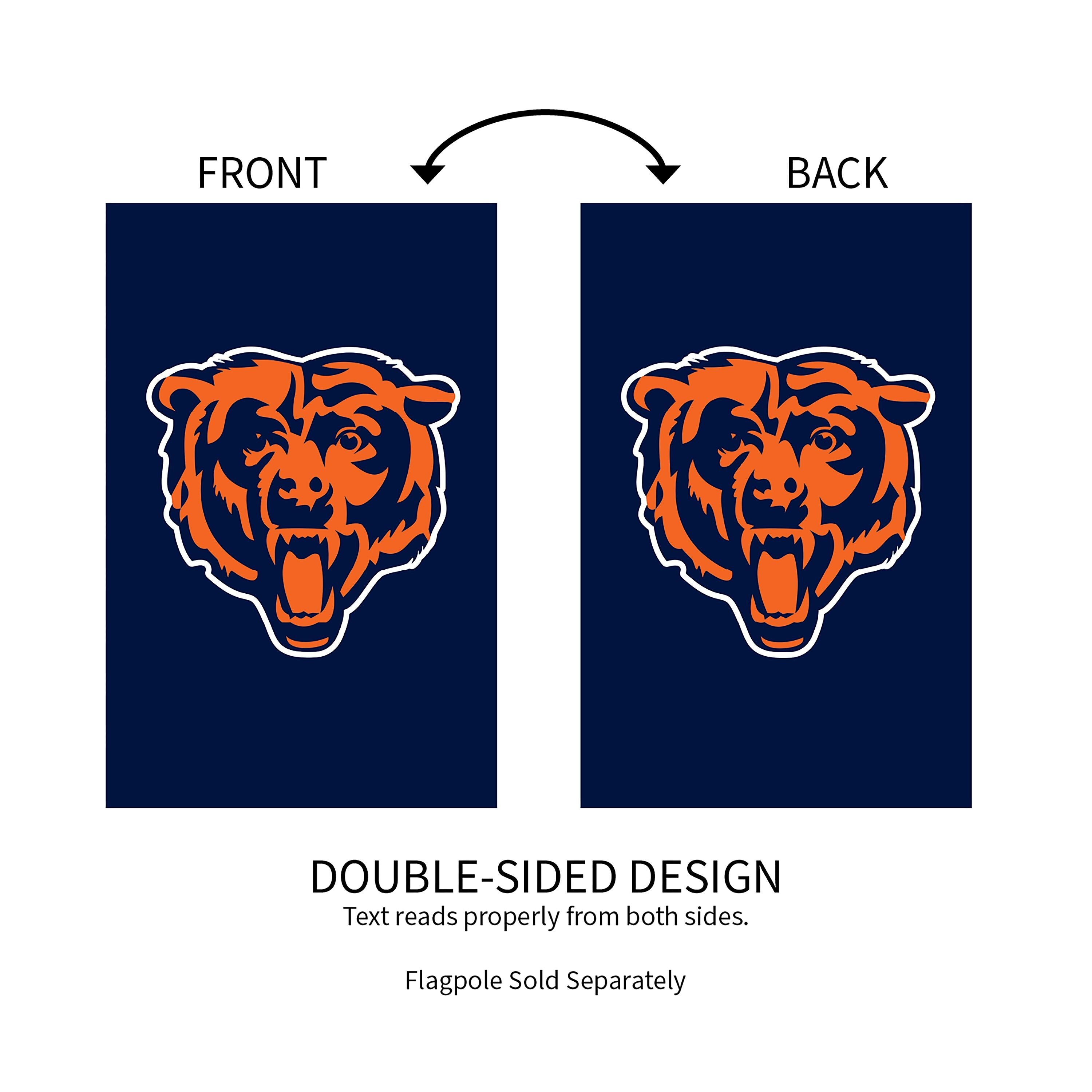 Applique Flag, Reg, Chicago Bears - Sports Gifts, Sports Memorabilia, Sports Collectibles, Fan Shop