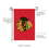 Applique Flag, Gar., Chicago Blackhawks