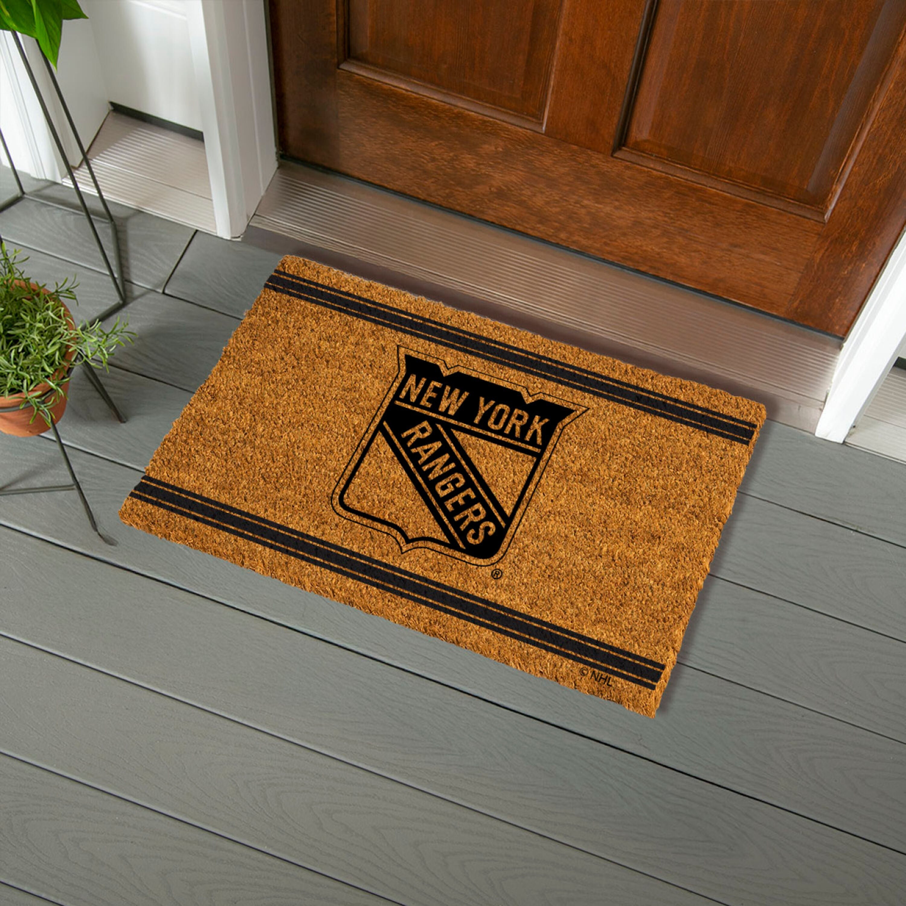 New York Rangers, Coir Mat 1C - Sports Gifts, Sports Memorabilia, Sports Collectibles, Fan Shop