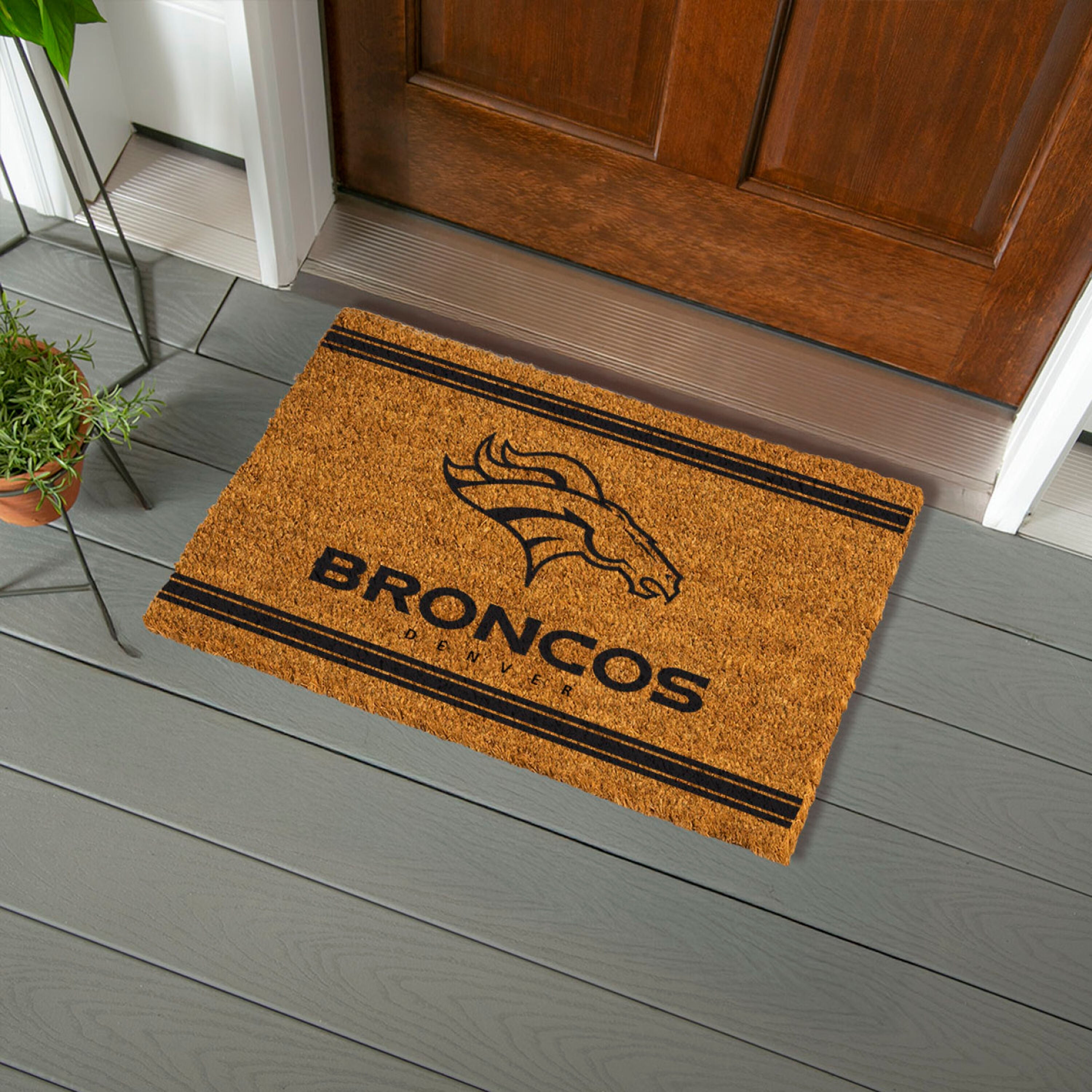 Denver Broncos, Coir Mat 1C - Sports Gifts, Sports Memorabilia, Sports Collectibles, Fan Shop