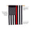 Thin Red Line House Applique Flag