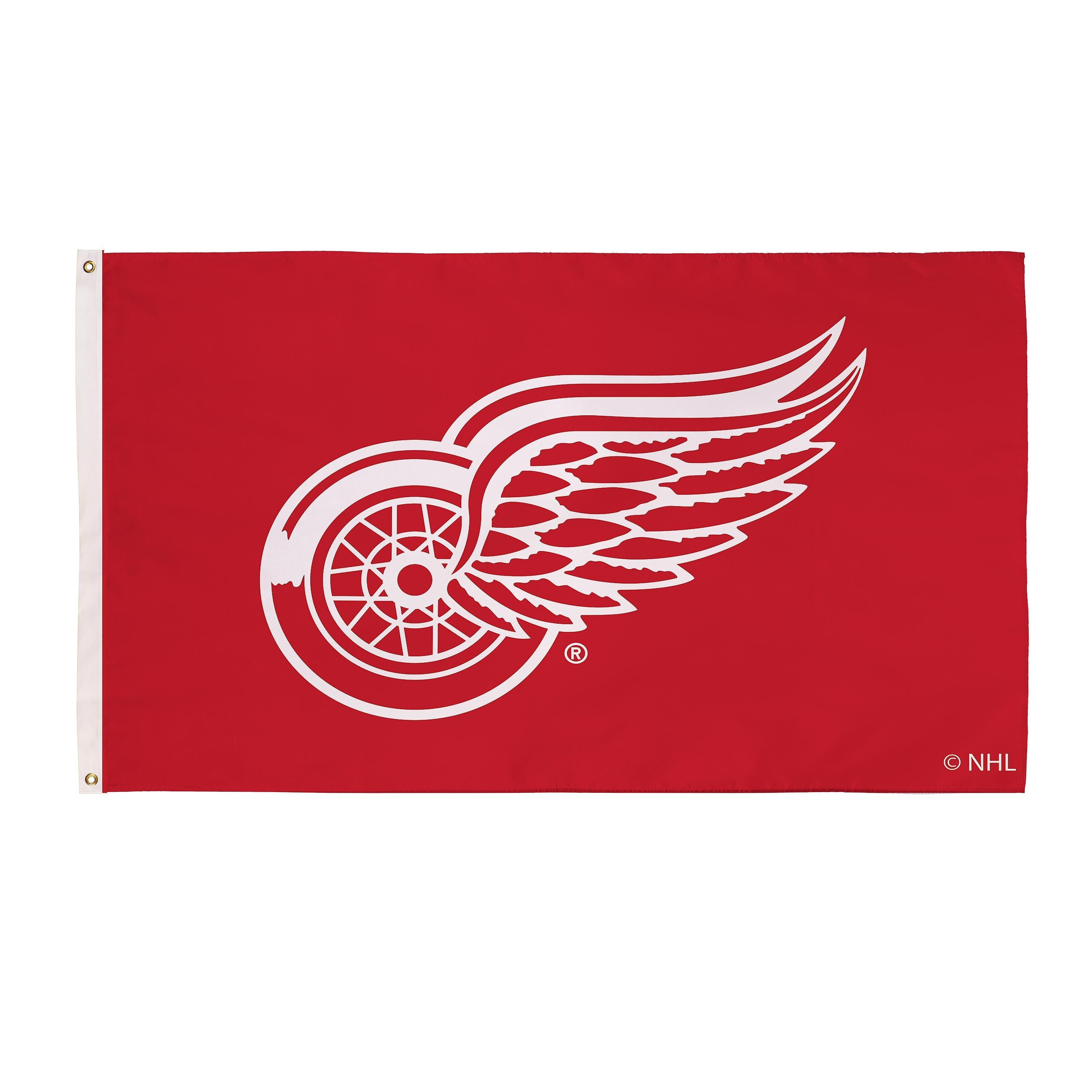 Detroit Red Wings Single Sided Estate Flag with 2 Grommets, 3'x5'